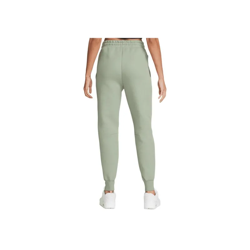 Nike FW24 AS W NSW TCH FLC MR JGGR Knitted Sports Pants Women's Green-3