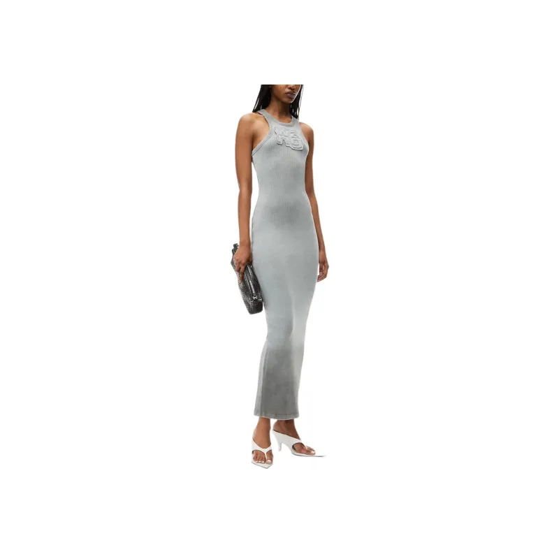 Alexander Wang Stretch Crepe Distressed Maxi Dress-3