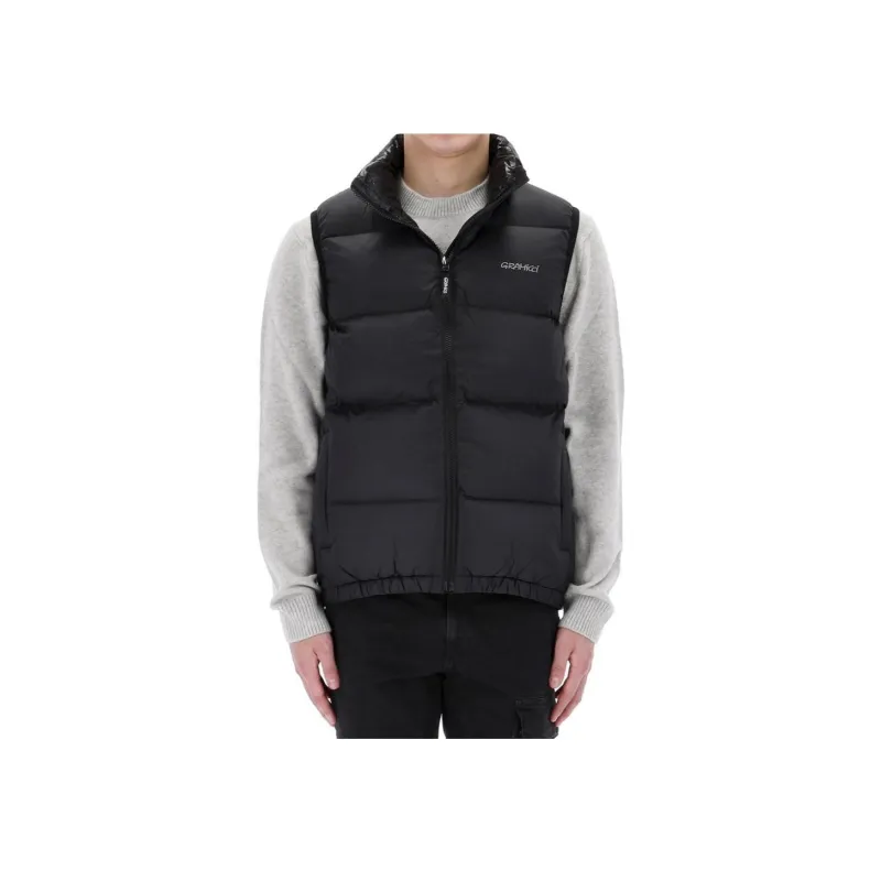 Gramicci Logo embroidered Feather down Gilet-0