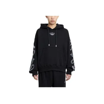 OFF-WHITE Bandana-Embroidered Drawstring Hoodie