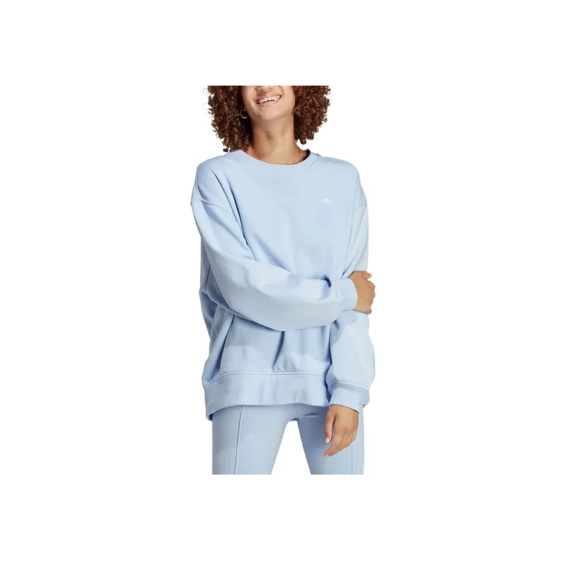Adidas Originals Sweatshirt Women's Light Pink Blue-2
