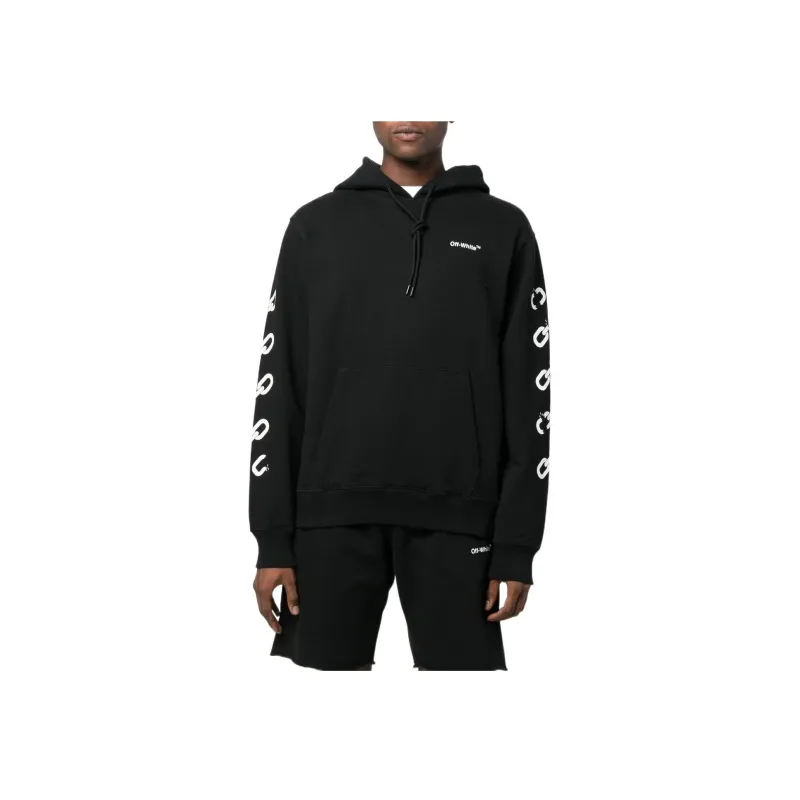 OFF WHITE Chain Link Arrows Hoodie-2