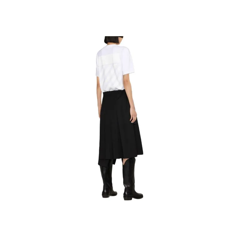 OFF WHITE Diag print T shirt-3