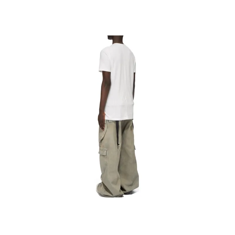 Rick Owens DRKSHDW Curved Logo Print T shirt-3