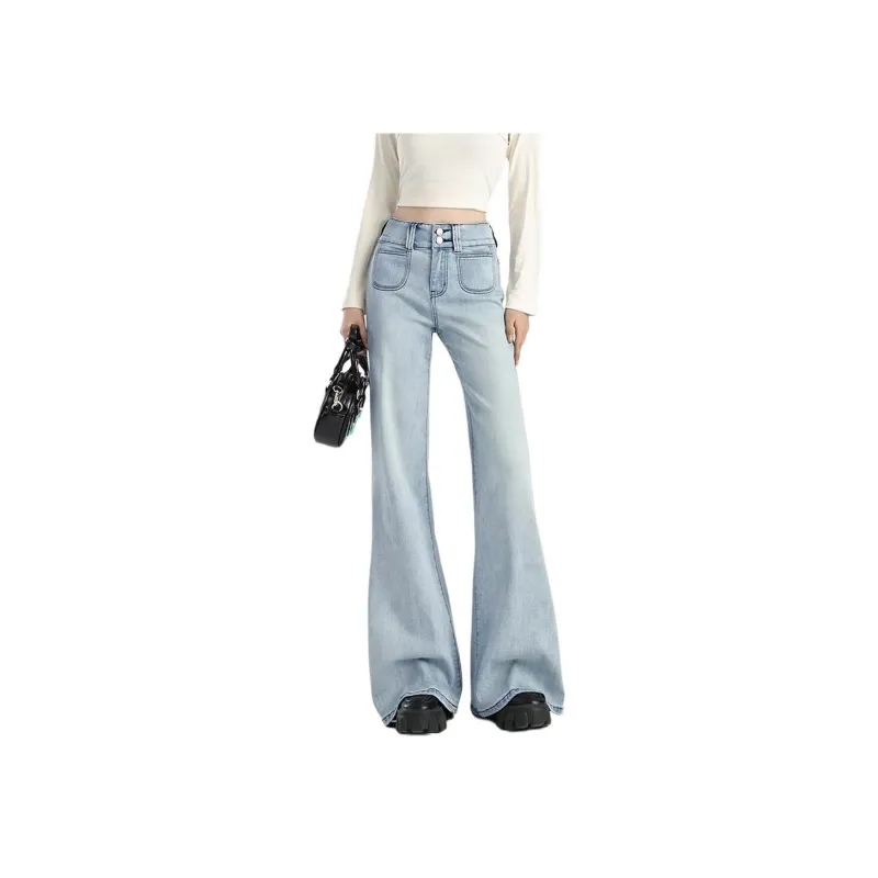 HELEH Jeans Women's Vintage Blue-5