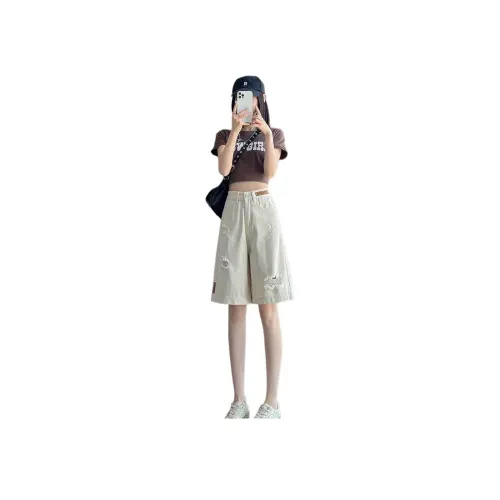 Et Boite 여성 데님 반바지