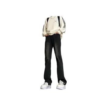 FONDLOOK Jeans Unisex Black Gray