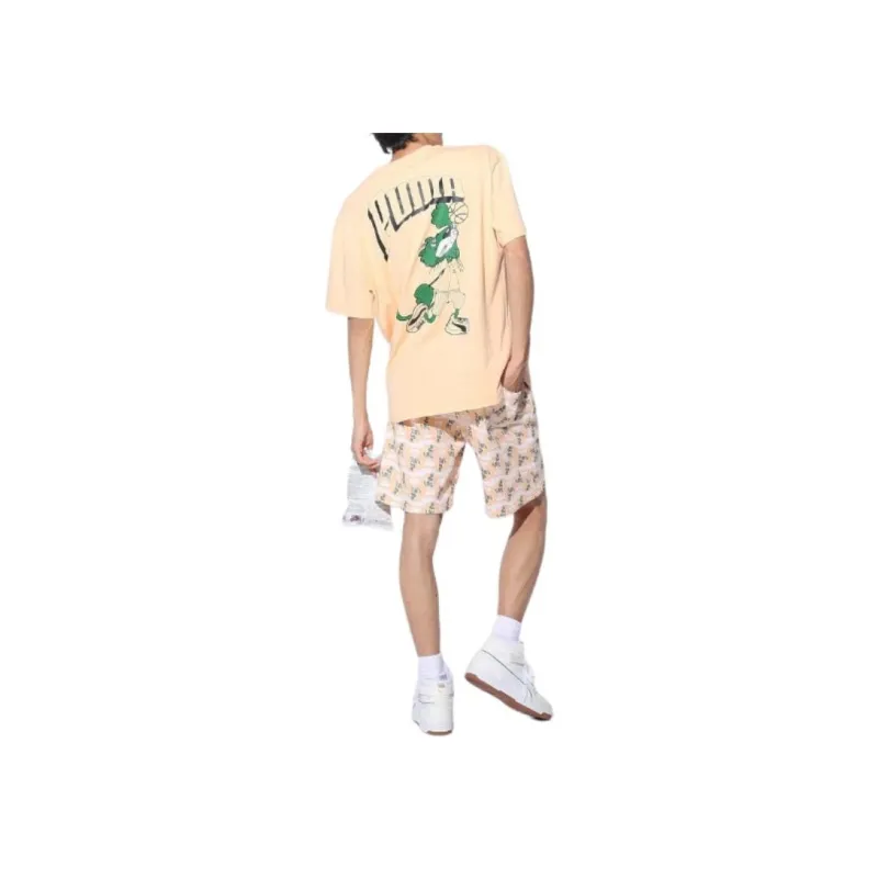 PUMA Casual Shorts Men's Orange-6