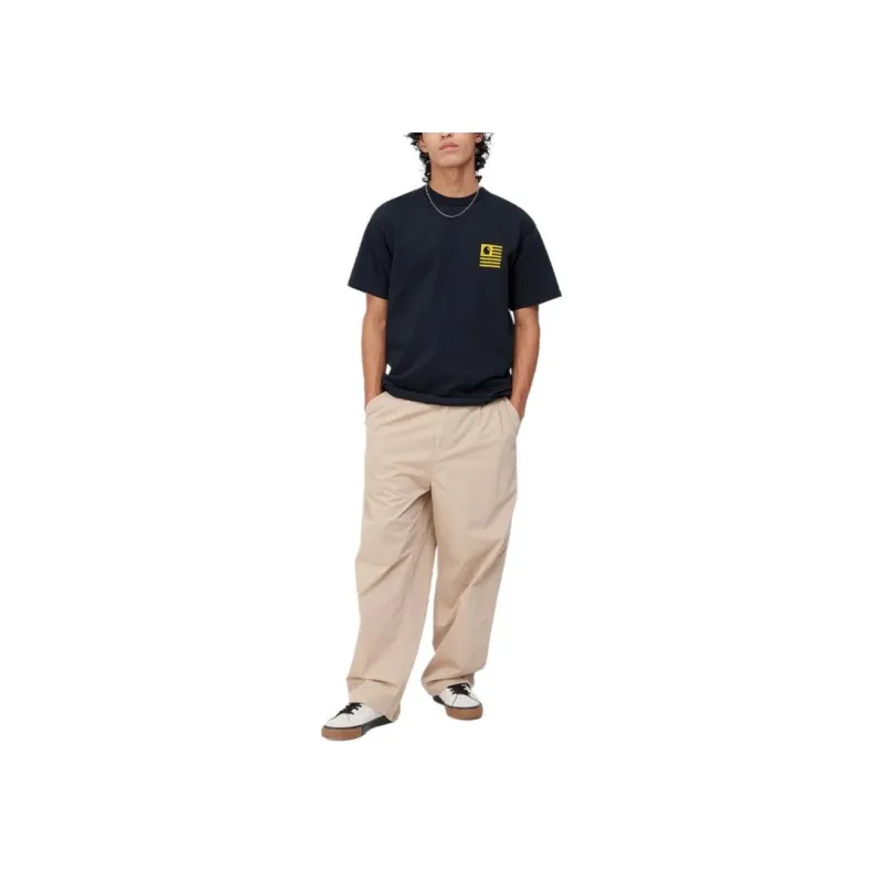 Carhartt WIP T Shirts Men Marine Blue-3