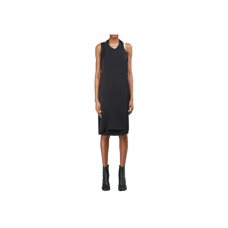 Helmut Lang Satin Tank Dress-0