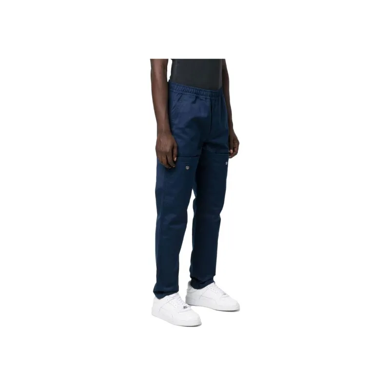 STONE ISLAND Knitted Sweatpants Men Dark Blue-1