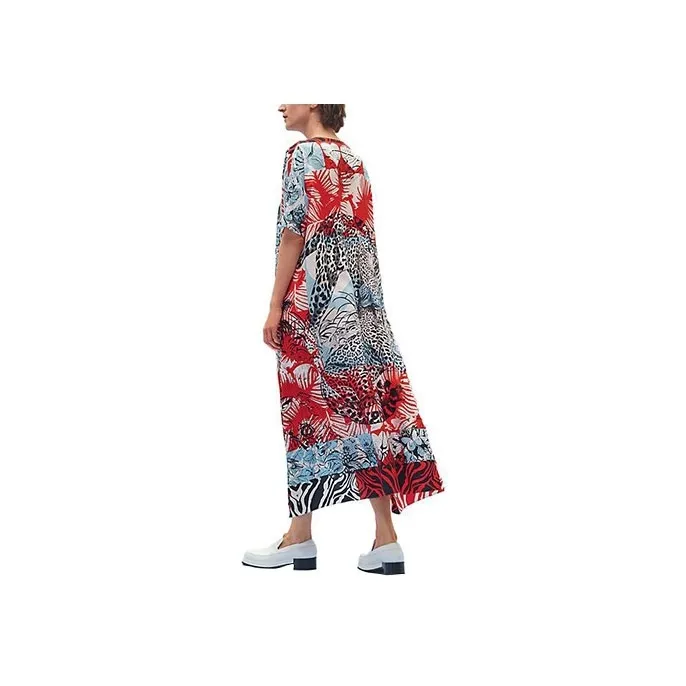 HERMES Short-Sleeved Dresses Women's Multicolor-1