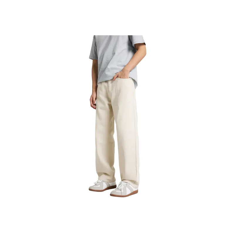 KM Jeans Unisex White-3