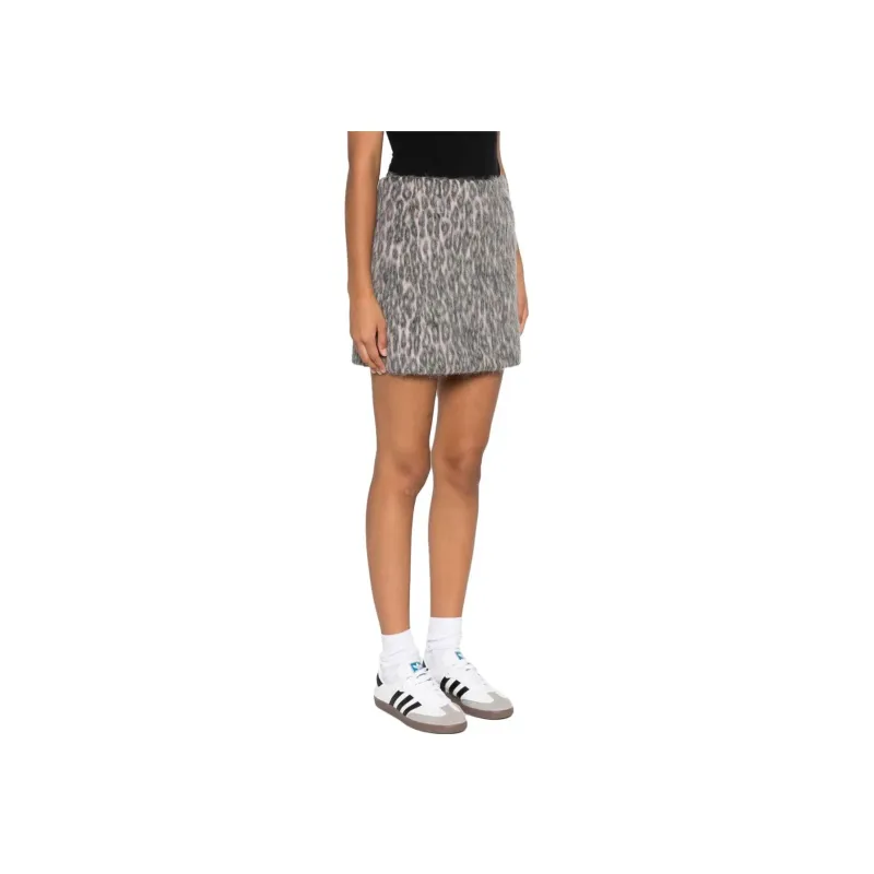 MSGM Casual Short Skirts Women's Gray-3