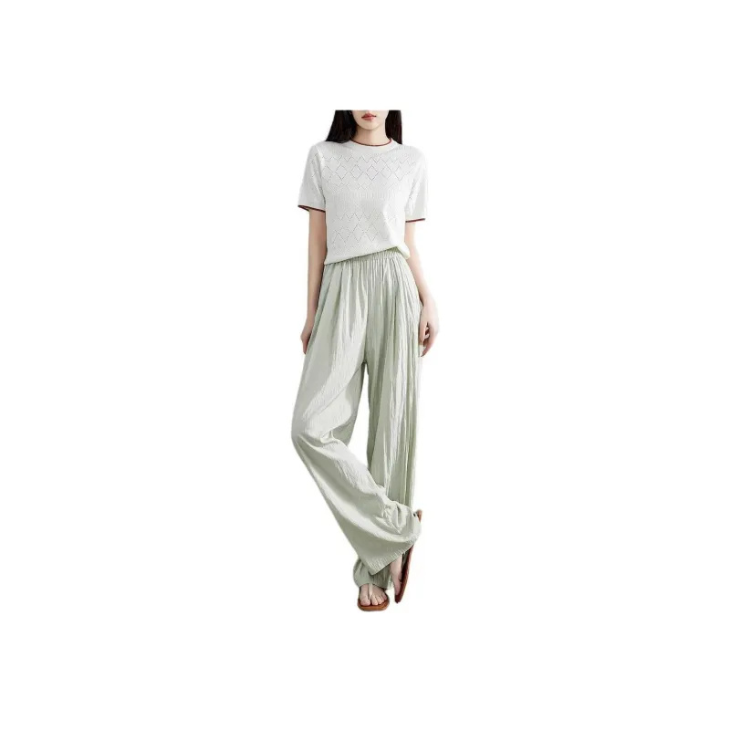 Initial Language Casual Pants Women's-11