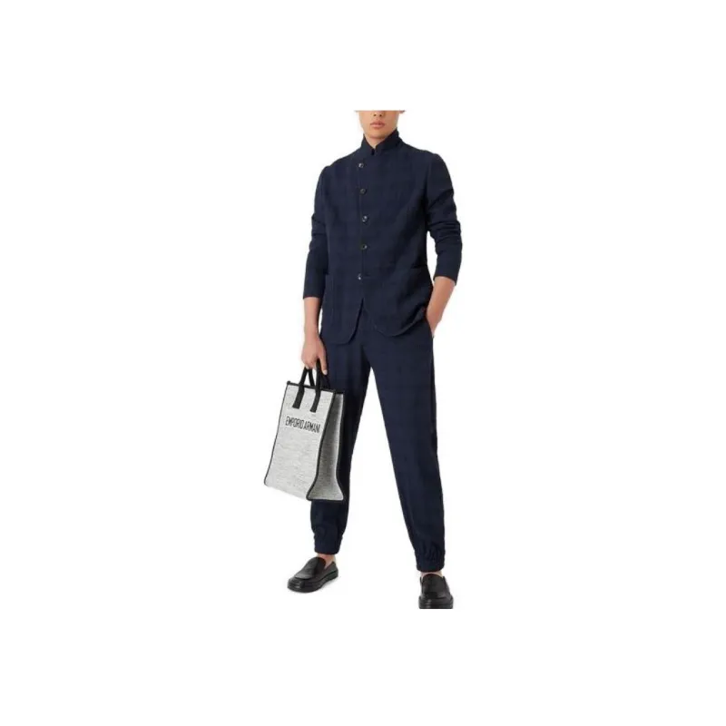 EMPORIO ARMANI Casual Pants Men Blue-1