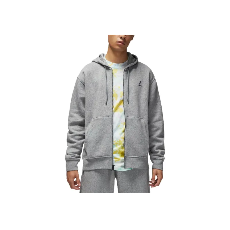 Jordan Sweatshirts Men Gray Fleece Lined-3