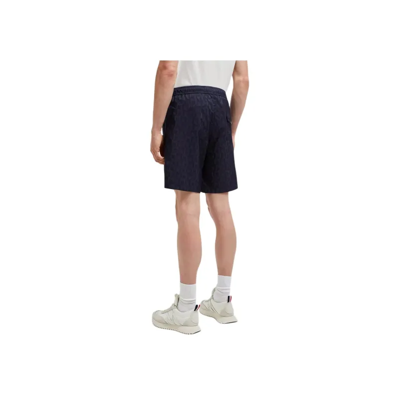 Moncler Monogram print Drawstring Swim Shorts-2