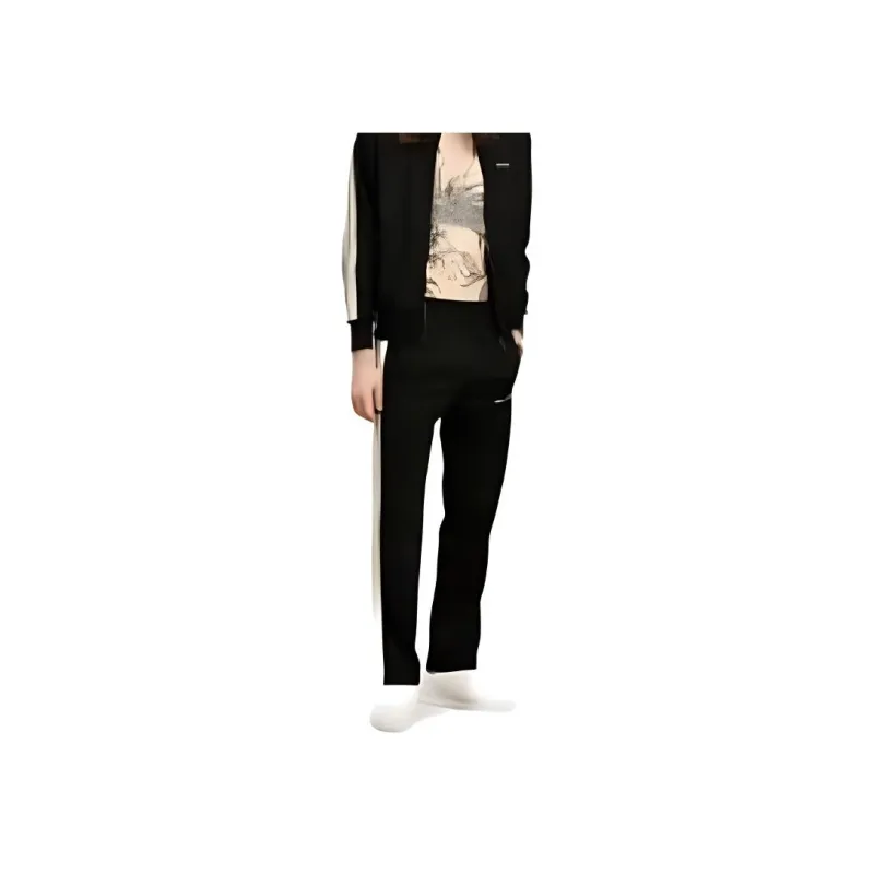 PALM ANGELS Logo Embroidered Track Pants-3