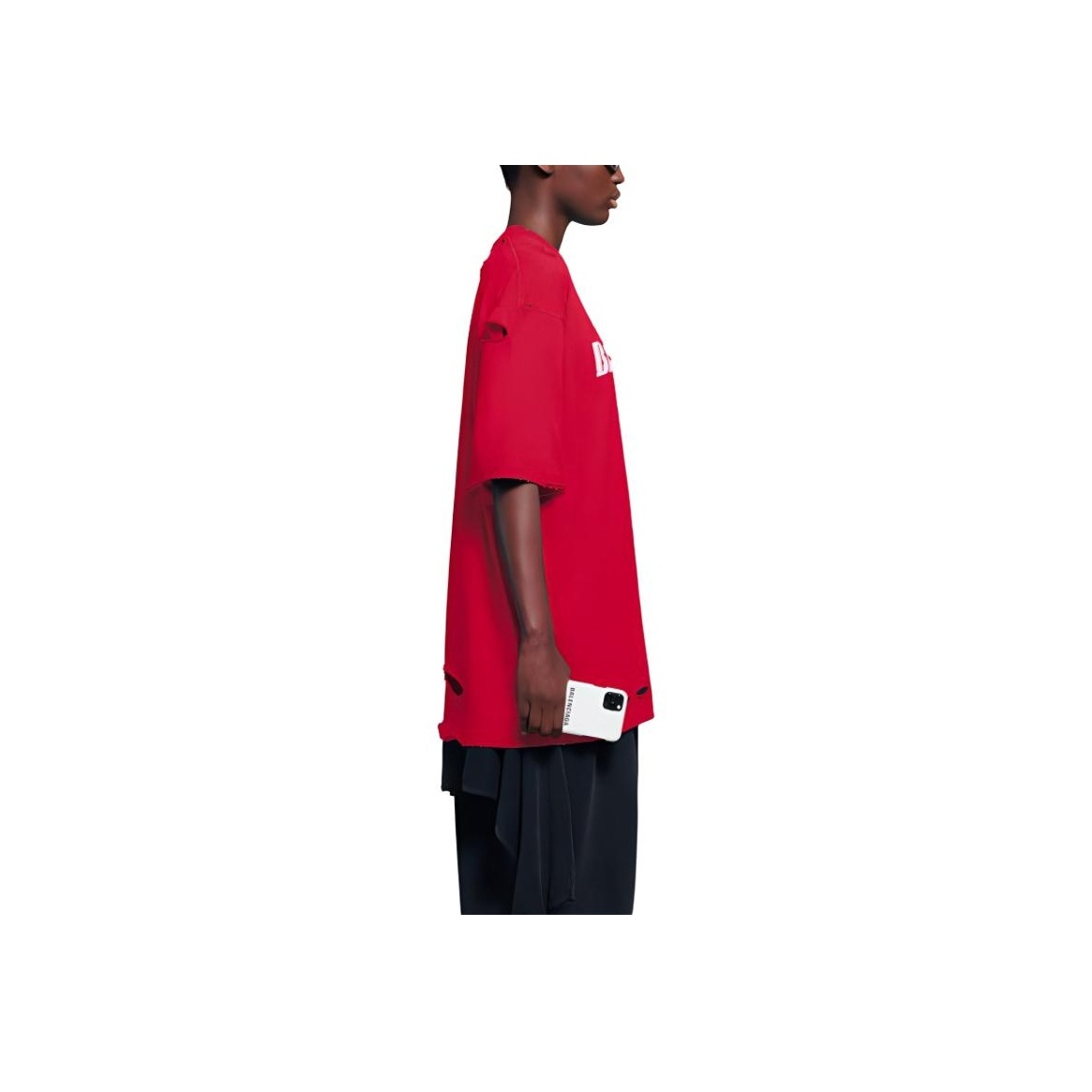21SS【BALENCIAGA】CAPS DESTROYED Tシャツ ◇BALENCIAGA 21SS 最新作◇CAPS DESTROYED Tシャツ◇
