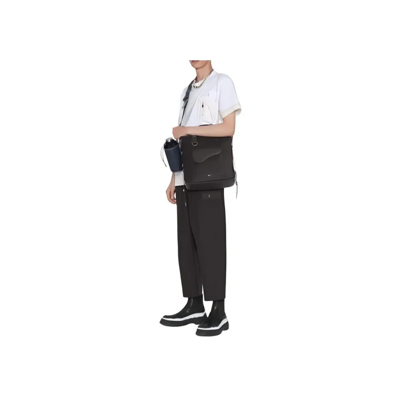 DIOR x Sacai Dior Quarterly New Products Casual Pants Men's Black-3