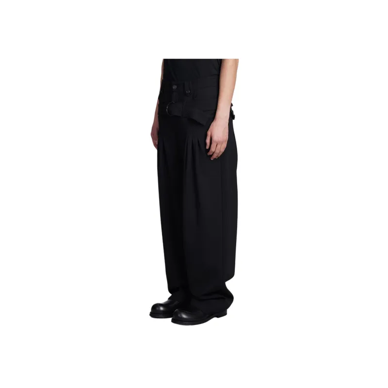 TRUSSARDI Casual Pants Men's Black-4