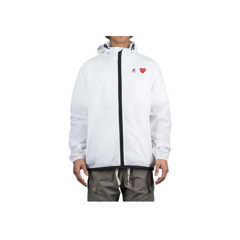Comme Des Garcons Play X K Way Kids Full Zip Jacket-2