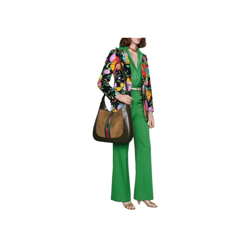 GUCCI X Ken Scott Floral Velvet Blazer-3
