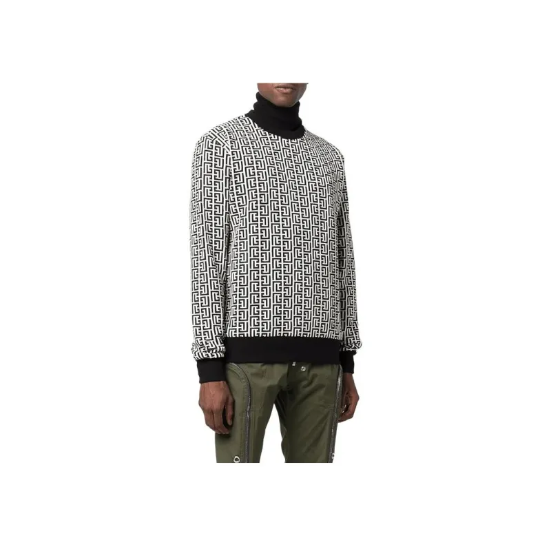 BALMAIN FW21 Sweater Men's Black-3