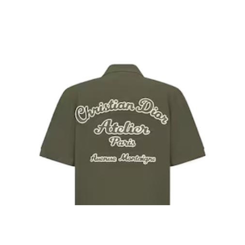 DIOR CHRISTIAN DIOR ATELIER Polo Shirt Men's Green L - POIZON