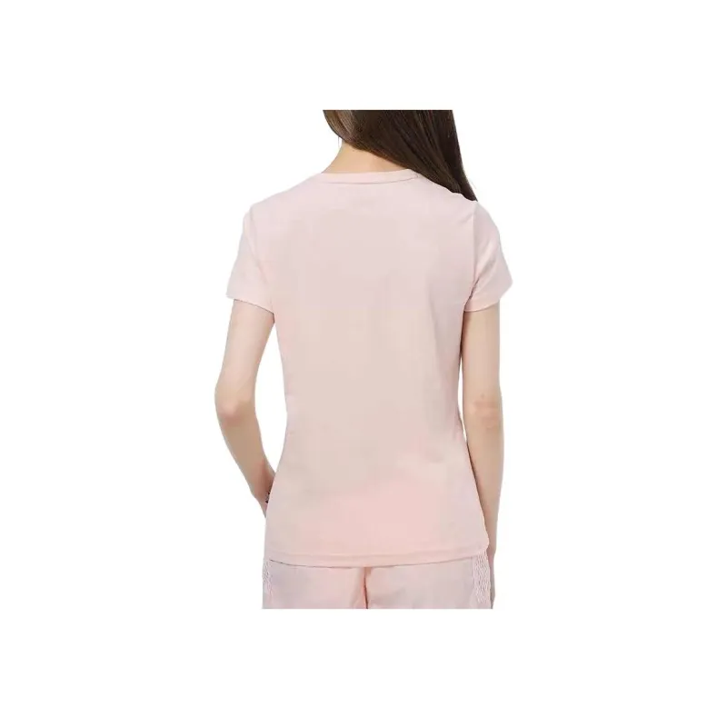 PUMA Heart Tee Love Printing T Shirts Women's Pink-3