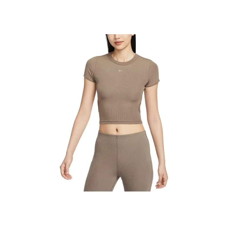 Nike Sportswear Regular T Shirt Women's Mink Brown-0