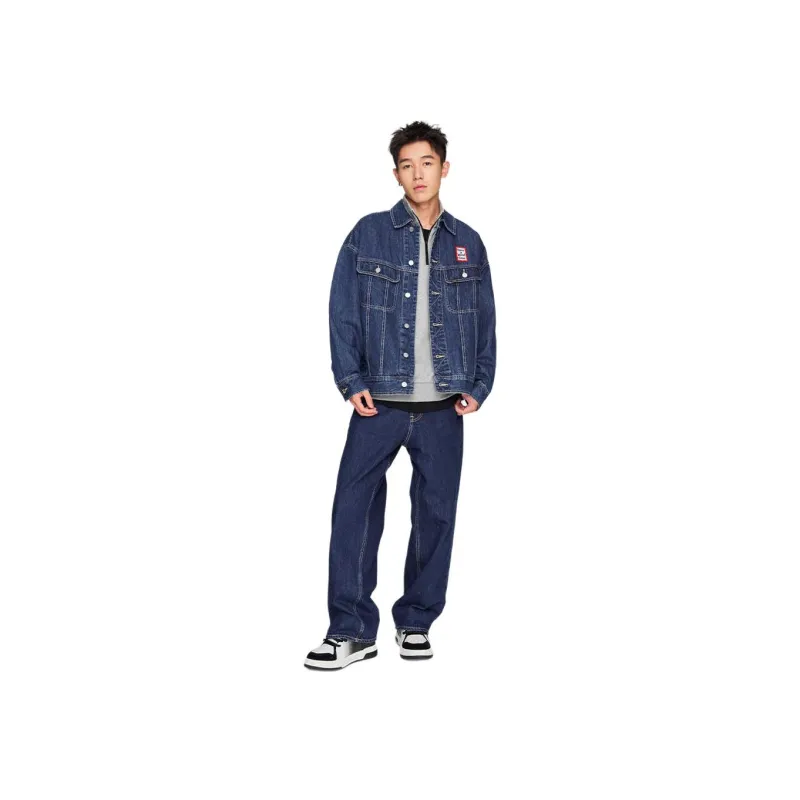 Lee x Have A Good Time Jackets Coats Unisex Medium Dark Blue-1