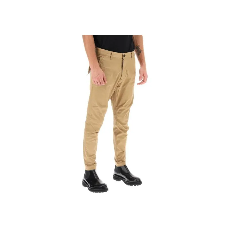 Dsquared2 D2 Sexy Tapered Leg Chino Pants-1
