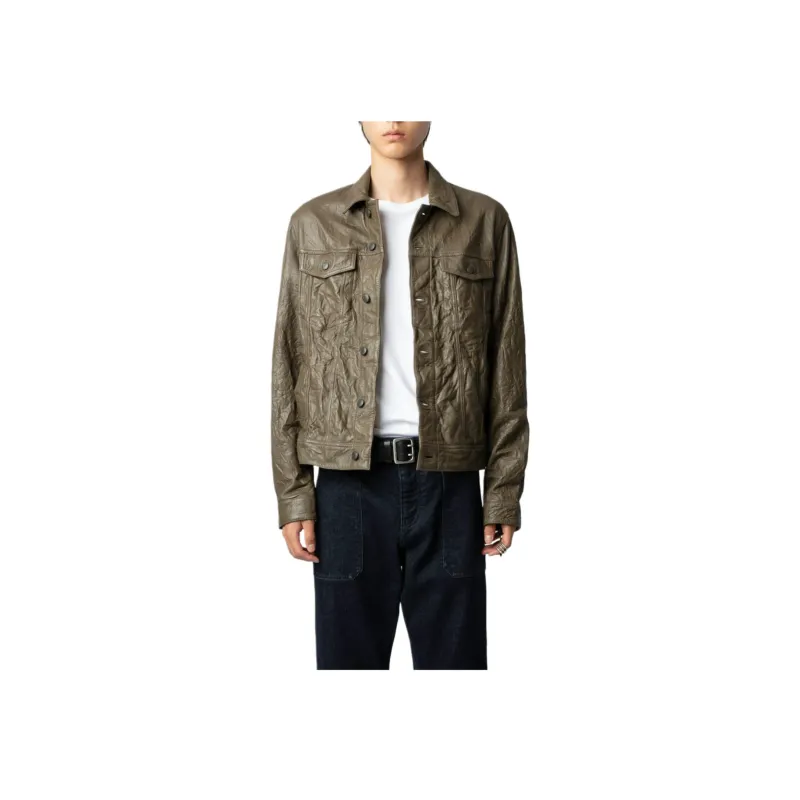 Zadig&Voltaire Crinckled Leather Jacket-2