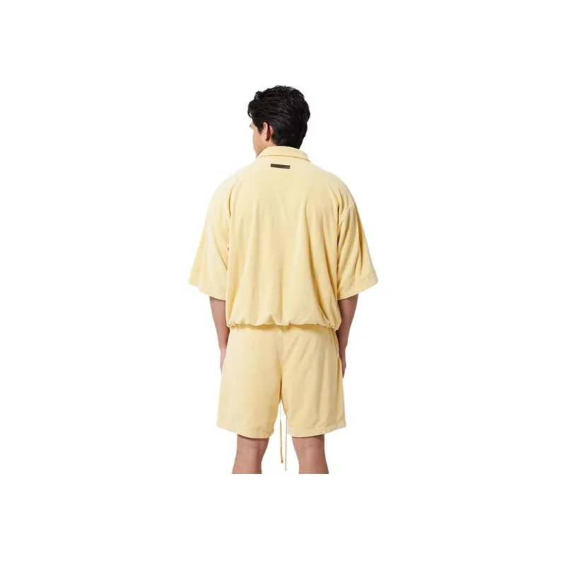 Fear Of God Essentials Shirts Unisex Light Yellow-0