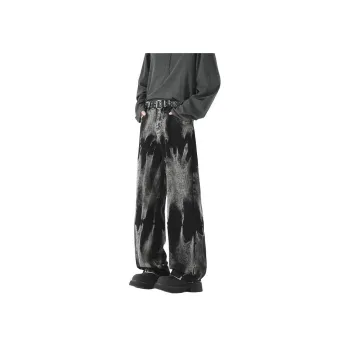 COMXZ Jeans Unisex Black Gray