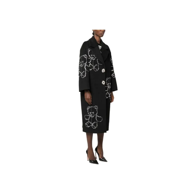 PHILIPP PLEIN Castoni Teddy Bear Oversized Coat-3