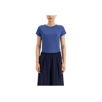 DECATHLON Regular T Shirt Women's Gray Slate Blue