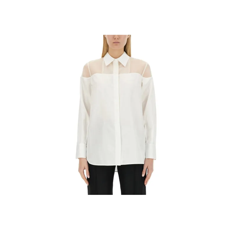 Helmut Lang Long Sleeved Tuxedo Shirt-3