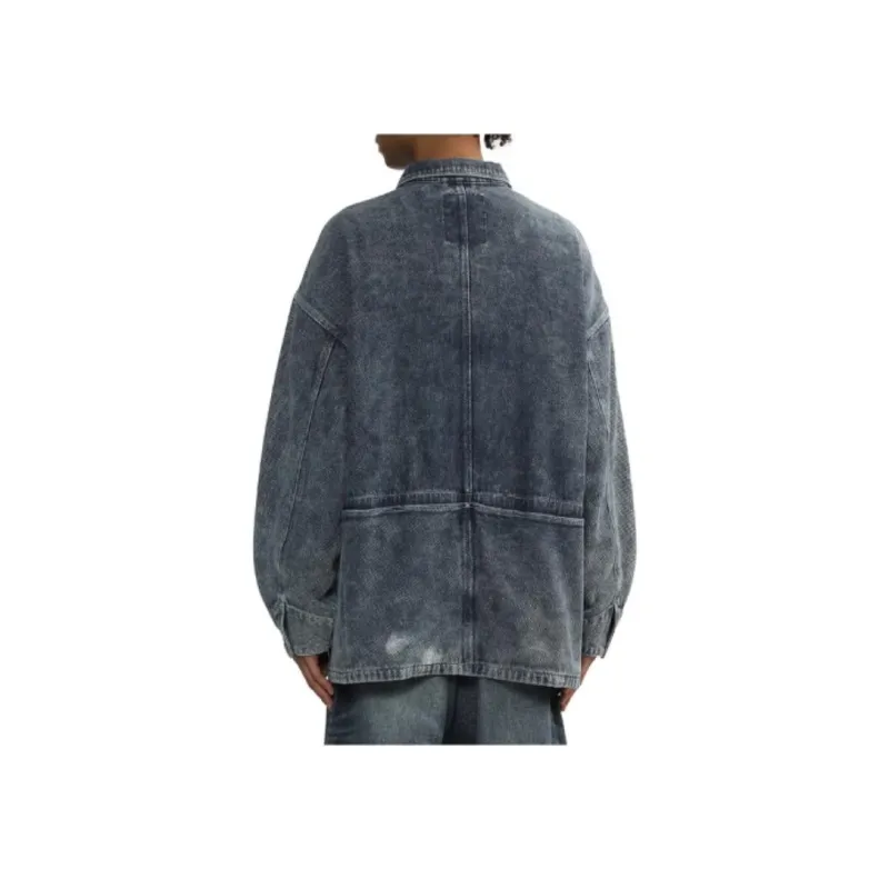 Aftermaths Denim Jackets Unisex Blue-4