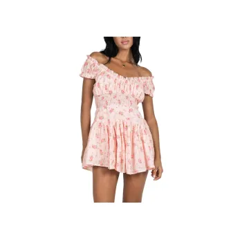 PRINCESS POLLY ANASTASIYA MINI DRESS Short Sleeved Dresses Women's PINK/Pink