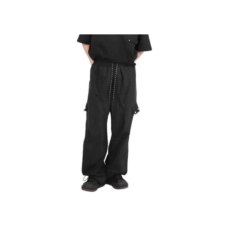 SESAME STREET Casual Pants Unisex Black-2