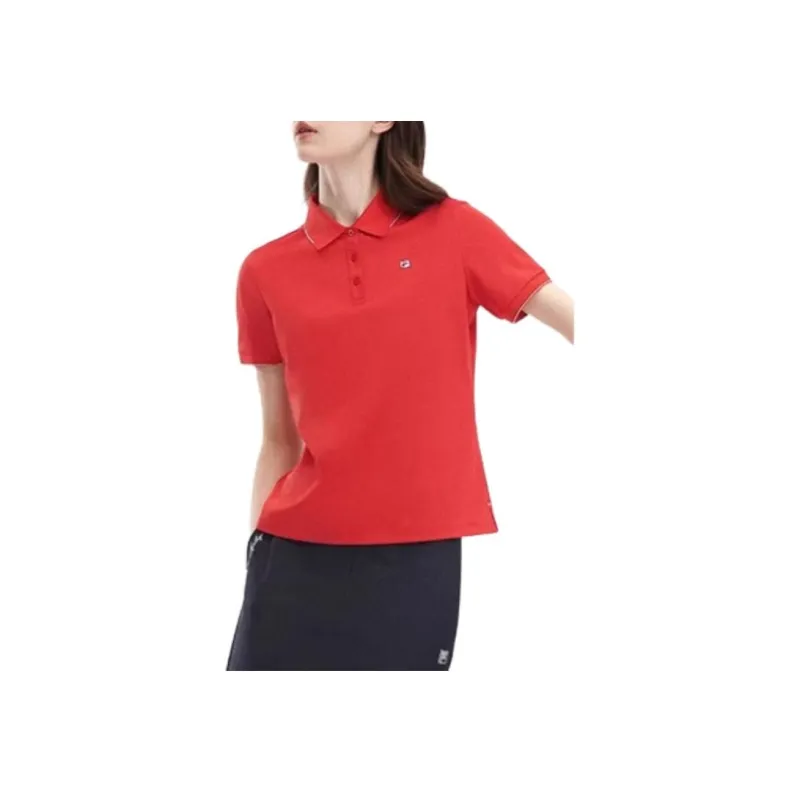 FILA Polo Shirt Women's Legend Red-1