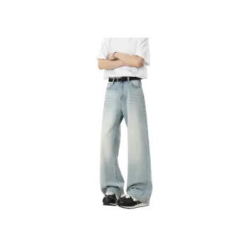 HOKLV Jeans Unisex Sunny Day Blue