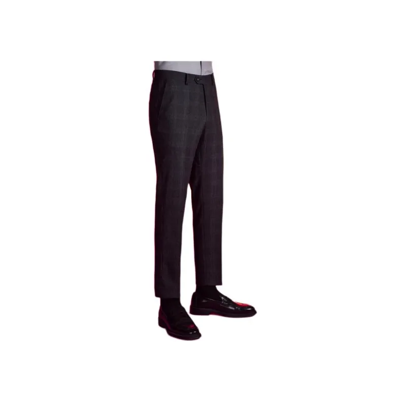 Yiwen Suit Trouser Men's Black Gray Color-1