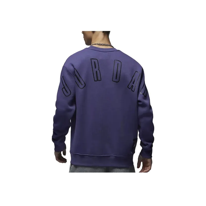 Jordan Flight Sweatshirts Men Blue Purple-4
