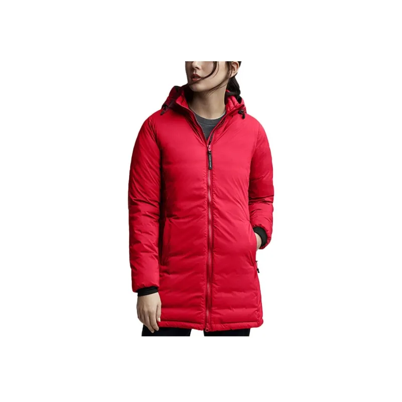 Canada Goose Camp Series Down Jacket Women's Red-2