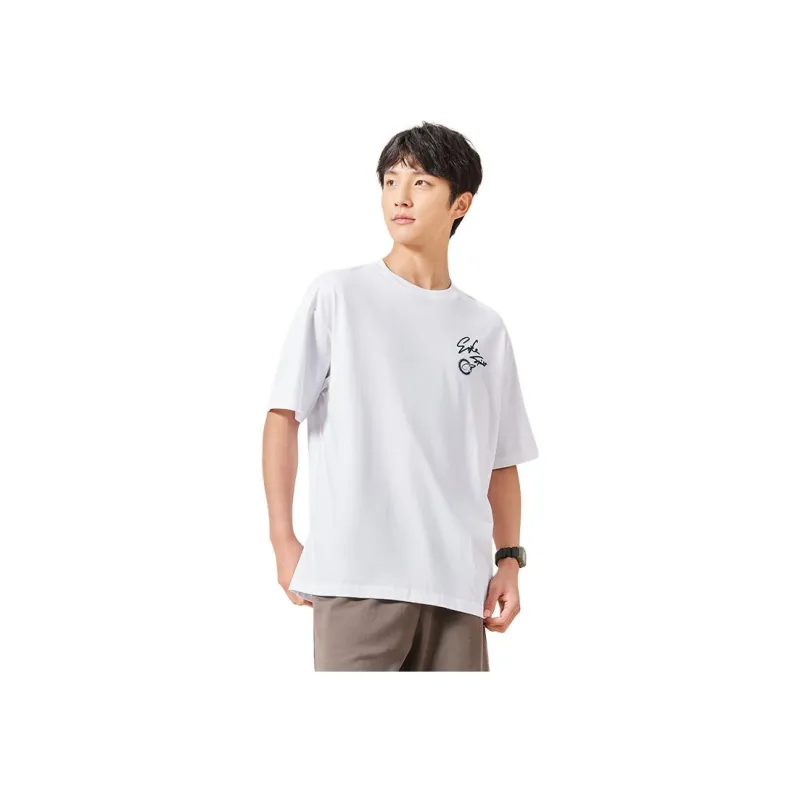 Erke T Shirts Men True White-2