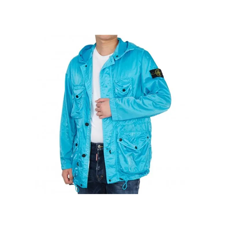STONE ISLAND Jackets Coats Men's Blue-6
